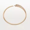 Bracelet Panthère de Cartier, petit modèle, demi-sertissage