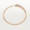 Bracelet Panthère de Cartier, petit modèle, demi-sertissage