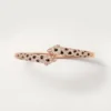 Bracelet Panthère de Cartier, petit modèle, demi-sertissage