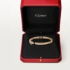 Bracelet Panthère de Cartier, petit modèle, demi-sertissage