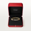Bracelet Panthère de Cartier, petit modèle, demi-sertissage