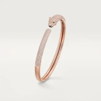 Bracelet Panthère de Cartier, petit modèle, pavé