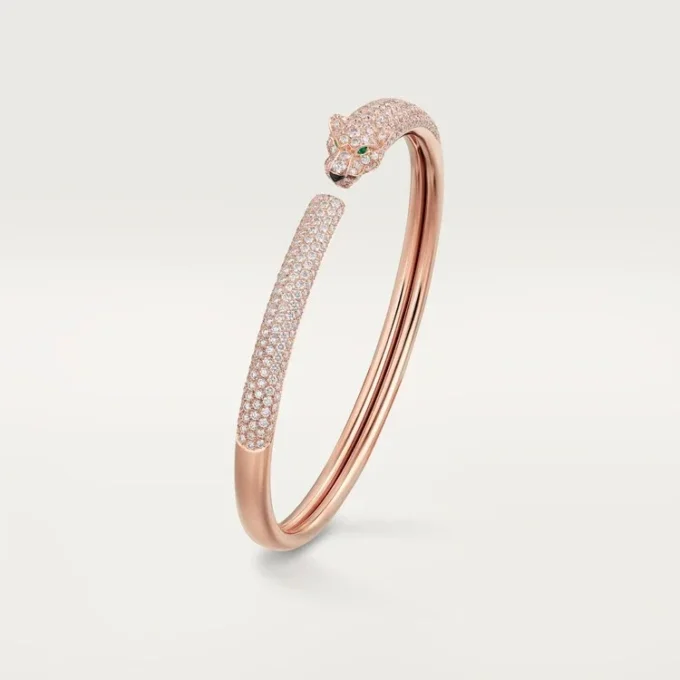 Bracelet Panthère de Cartier, petit modèle, pavé