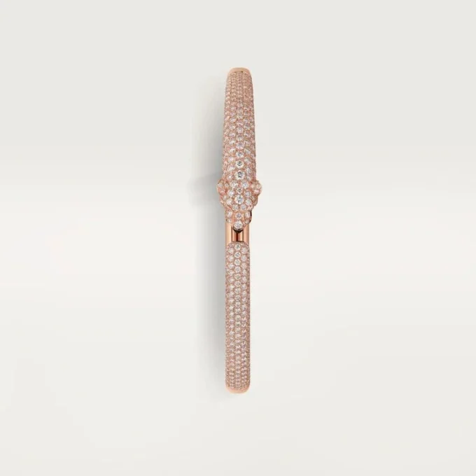 Bracelet Panthère de Cartier, petit modèle, pavé