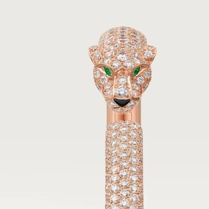 Bracelet Panthère de Cartier, petit modèle, pavé