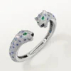 Bracelet Panthère de Cartier, saphir, pavé