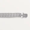 Bracelet Panthère de Cartier, sur chaîne, demi-sertissage
