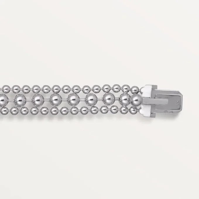 Bracelet Panthère de Cartier, sur chaîne, demi-sertissage