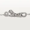 Bracelet Panthère de Cartier, sur chaîne, demi-sertissage