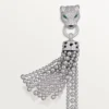 Bracelet Panthère de Cartier, sur chaîne, demi-sertissage