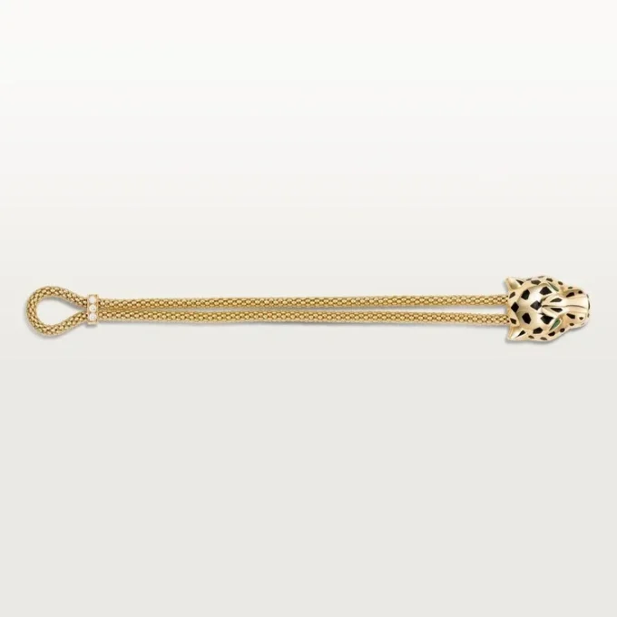 Bracelet Panthère de Cartier, sur chaîne, diamants