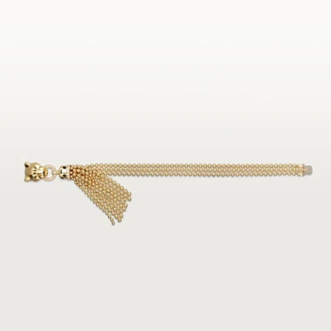 Bracelet Panthère de Cartier, sur chaîne, diamants