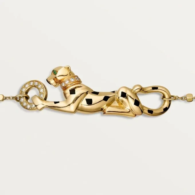 Bracelet Panthère de Cartier – Or jaune, grenats tsavorites, diamants – Cartier