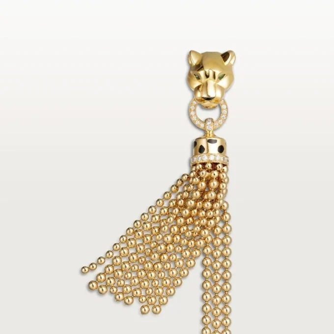 Bracelet Panthère de Cartier, sur chaîne, diamants