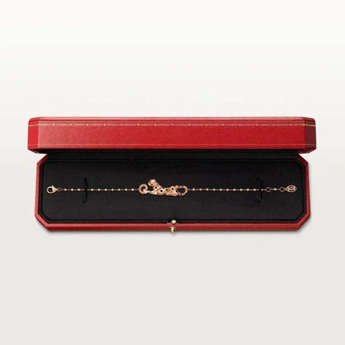 Bracelet Panthère de Cartier – Or rose, grenats tsavorites, diamants – Cartier