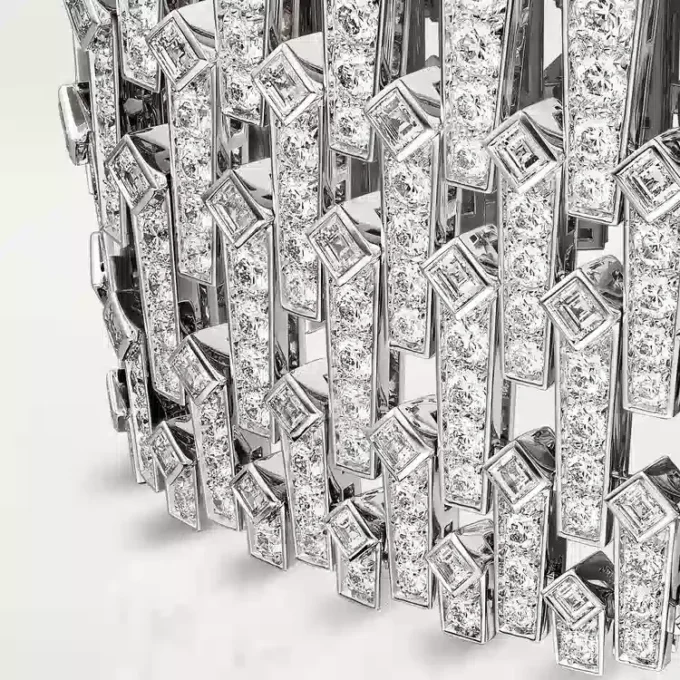 Bracelet rigide de la collection Diamant, Diamants