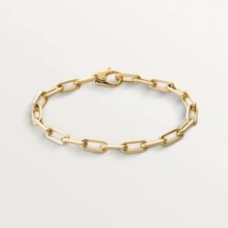 Bracelet Santos de Cartier, chaîne, modèle moyen