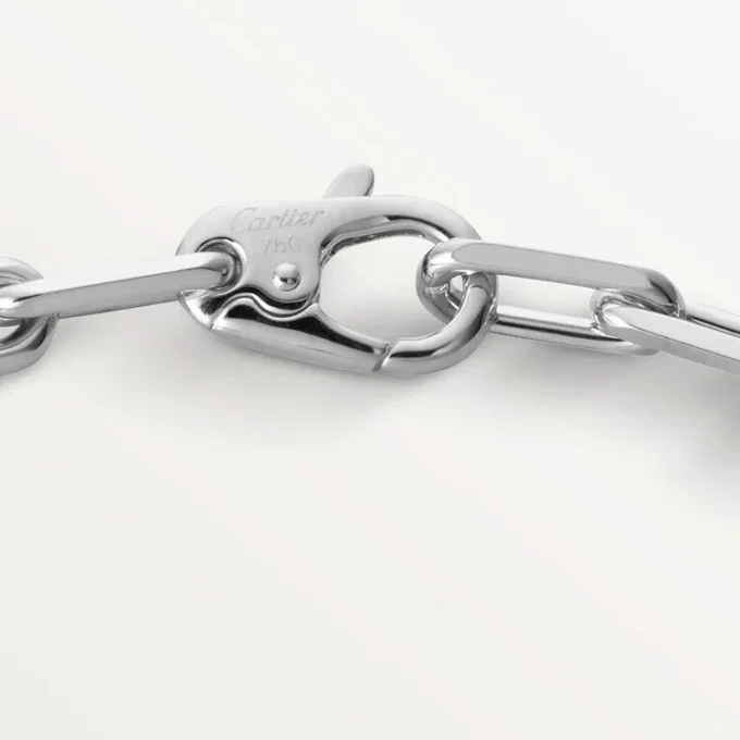 Bracelet Santos de Cartier, chaîne, modèle moyen