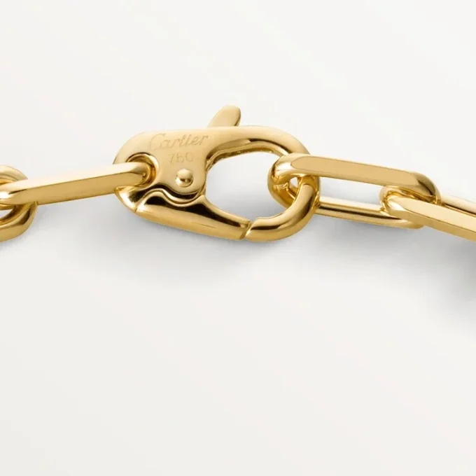 Bracelet Santos de Cartier, chaîne, modèle moyen