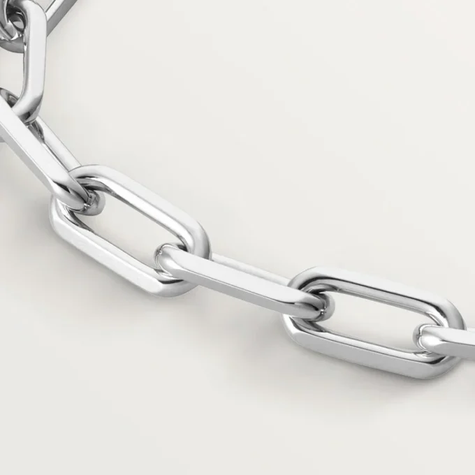 Bracelet Santos de Cartier, chaîne, modèle moyen