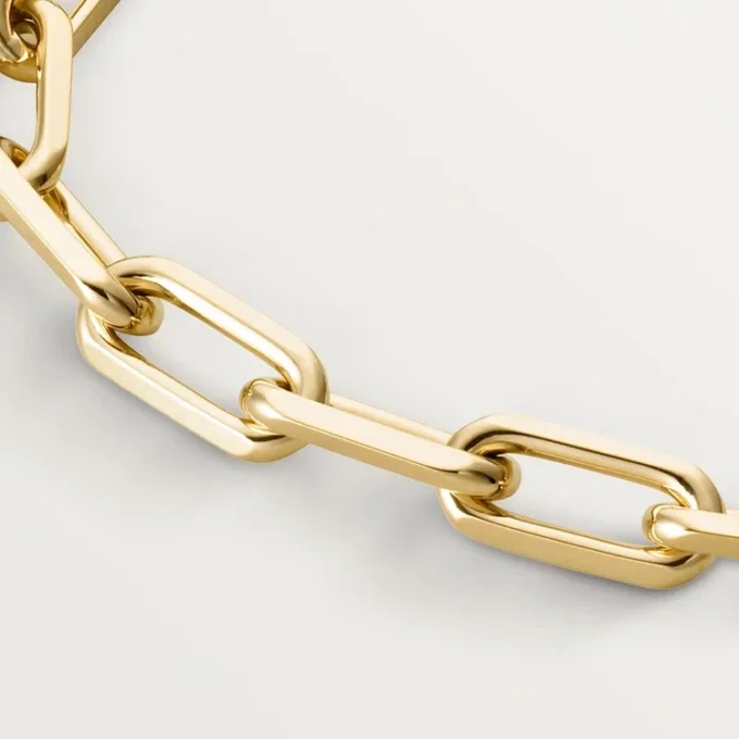 Bracelet Santos de Cartier, chaîne, modèle moyen