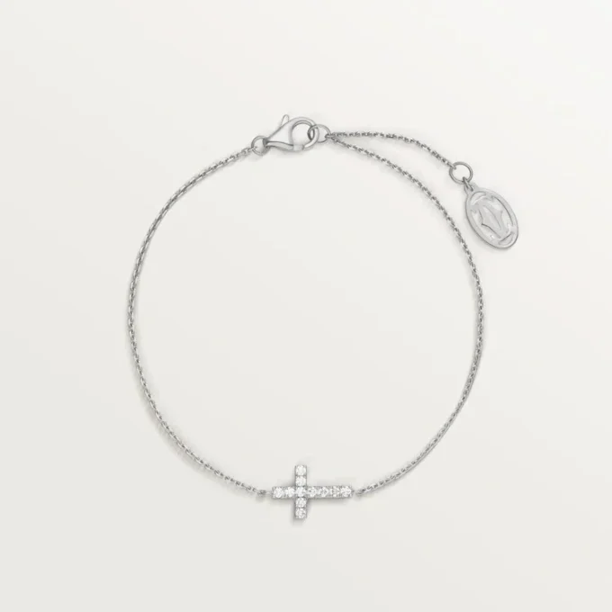 Bracelet Symboles – Or blanc, diamants – Cartier