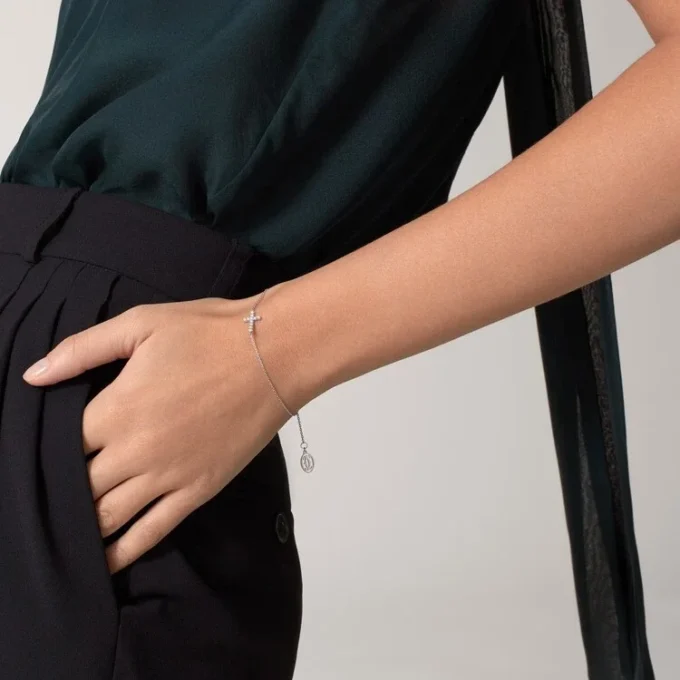 Bracelet Symboles – Or blanc, diamants – Cartier