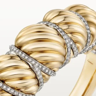 Bracelet Tressage Cartier Libre, diamants