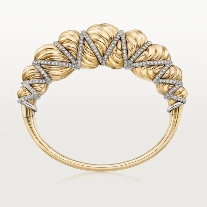 Bracelet Tressage Cartier Libre, diamants