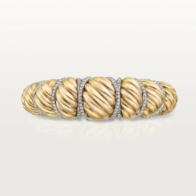 Bracelet Tressage Cartier Libre, diamants