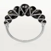Bracelet Tressage Cartier Libre, obsidienne, diamants