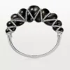 Bracelet Tressage Cartier Libre, obsidienne, diamants