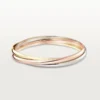 Bracelet Trinity en or tricolore, modèle classique | Cartier US