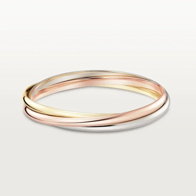 Bracelet Trinity en or tricolore, modèle classique | Cartier US