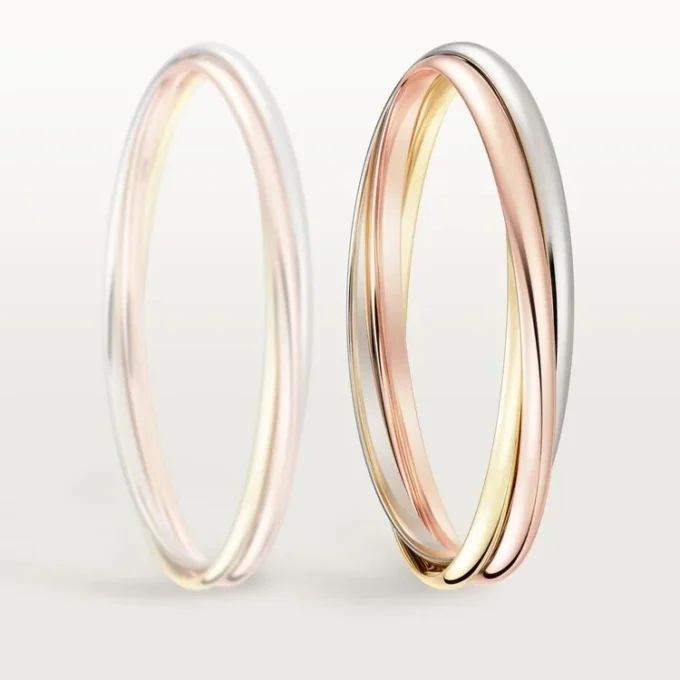 Bracelet Trinity en or tricolore, modèle classique | Cartier US