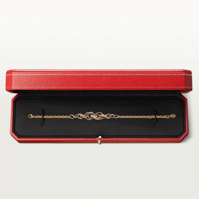 Bracelet Trinity, forme coussin