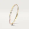 Bracelet Trinity, petit modèle, demi-sertissage