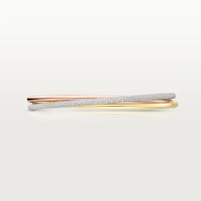 Bracelet Trinity, petit modèle, demi-sertissage