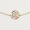 Bracelet Trinity, sur chaîne, 1 diamant