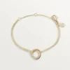 Bracelet Trinity, sur chaîne, diamants