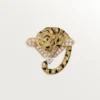 Broche Faune et Flore de Cartier, diamants jaunes, orange et bruns, pavés Broche Faune et Flore de Cartier, diamants jaunes, orange et bruns, pavés