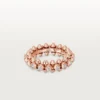 Clash De Cartier – Bague pavée de diamants en or rose | Cartier US