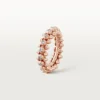 Clash De Cartier – Bague pavée de diamants en or rose | Cartier US