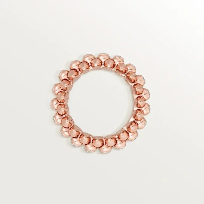 Clash De Cartier – Bague pavée de diamants en or rose | Cartier US