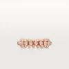 Clash De Cartier – Bague pavée de diamants en or rose | Cartier US