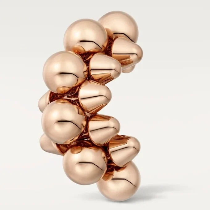 Clash De Cartier Boucle d&rsquo;oreille simple, modèle XL – Or rose – Cartier