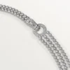 Collier Agrafe, diamants taille brillant, pavé Collier Agrafe, diamants taille brillant, pavé