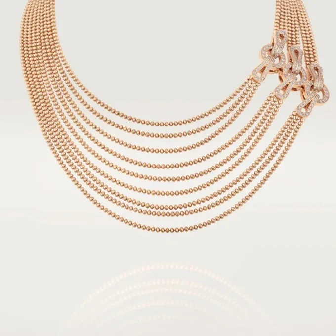 Collier Agrafe, modèle moyen, demi-sertissage