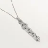 Collier Agrafe – Or blanc, diamants – Cartier Collier Agrafe – Or blanc, diamants – Cartier