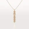Collier Agrafe – Or rose, diamants – Cartier